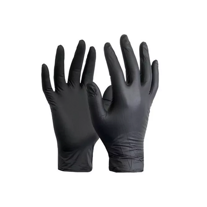 Guantes Nitrilo Bluzen Negro 100Piezas